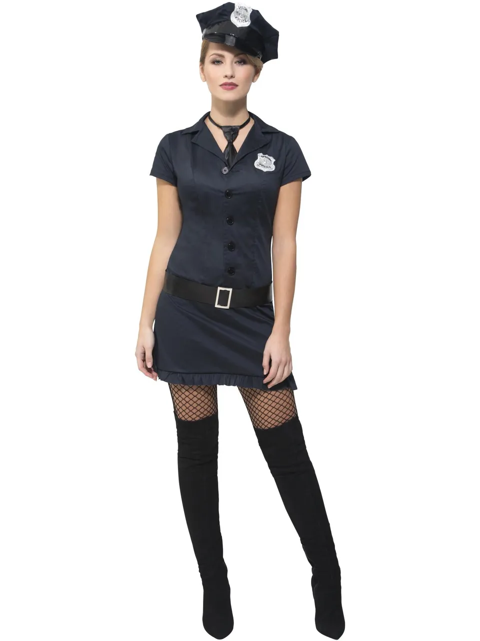 smiffys-fever-naughty-cop-kost-m-schwarz-s image 1