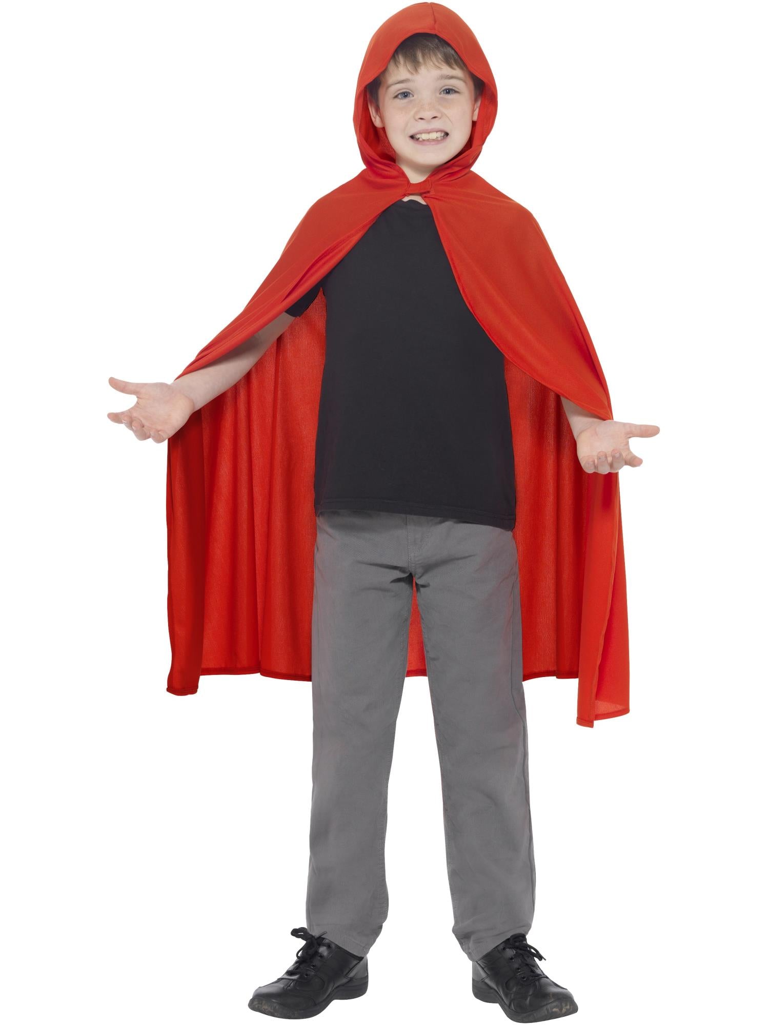 smiffys-fever-hooded-cape-kinder-rot-m-l-7-12-jahre image 2