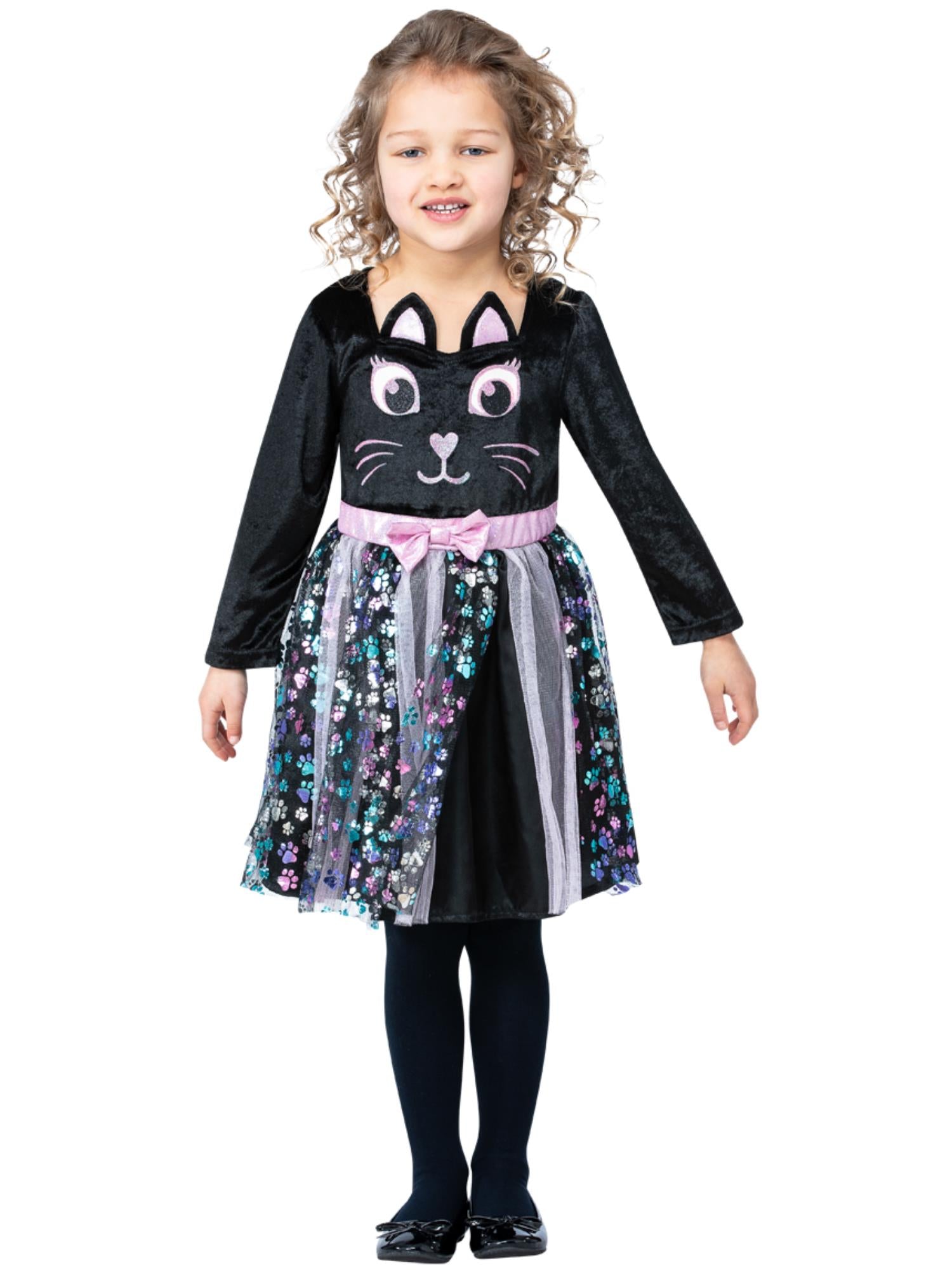 smiffys-fever-katze-kost-m-kleid-schwarz-gr-s-4-6-jahre image 4