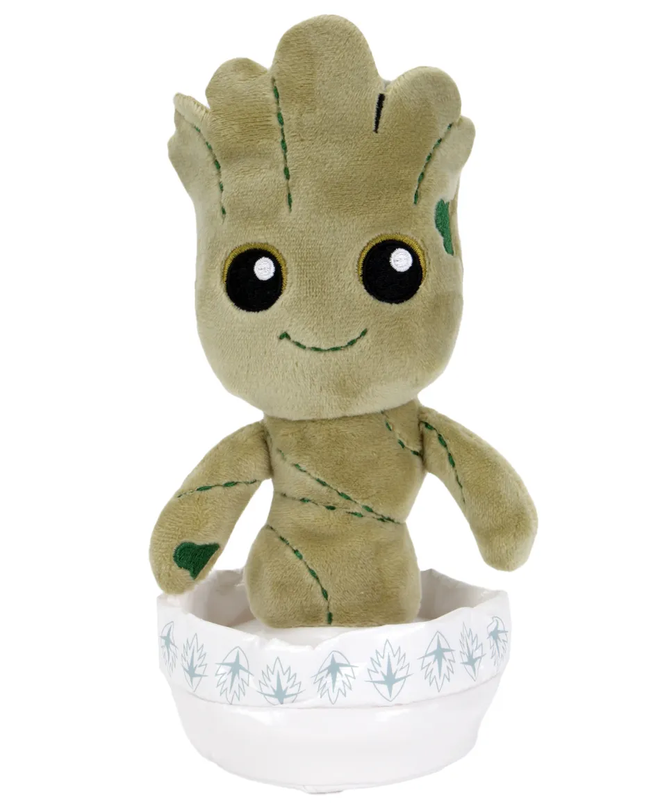 rubies-kid-robot-baby-groot-pl-schtier-20cm-im-topf-marvel image 1