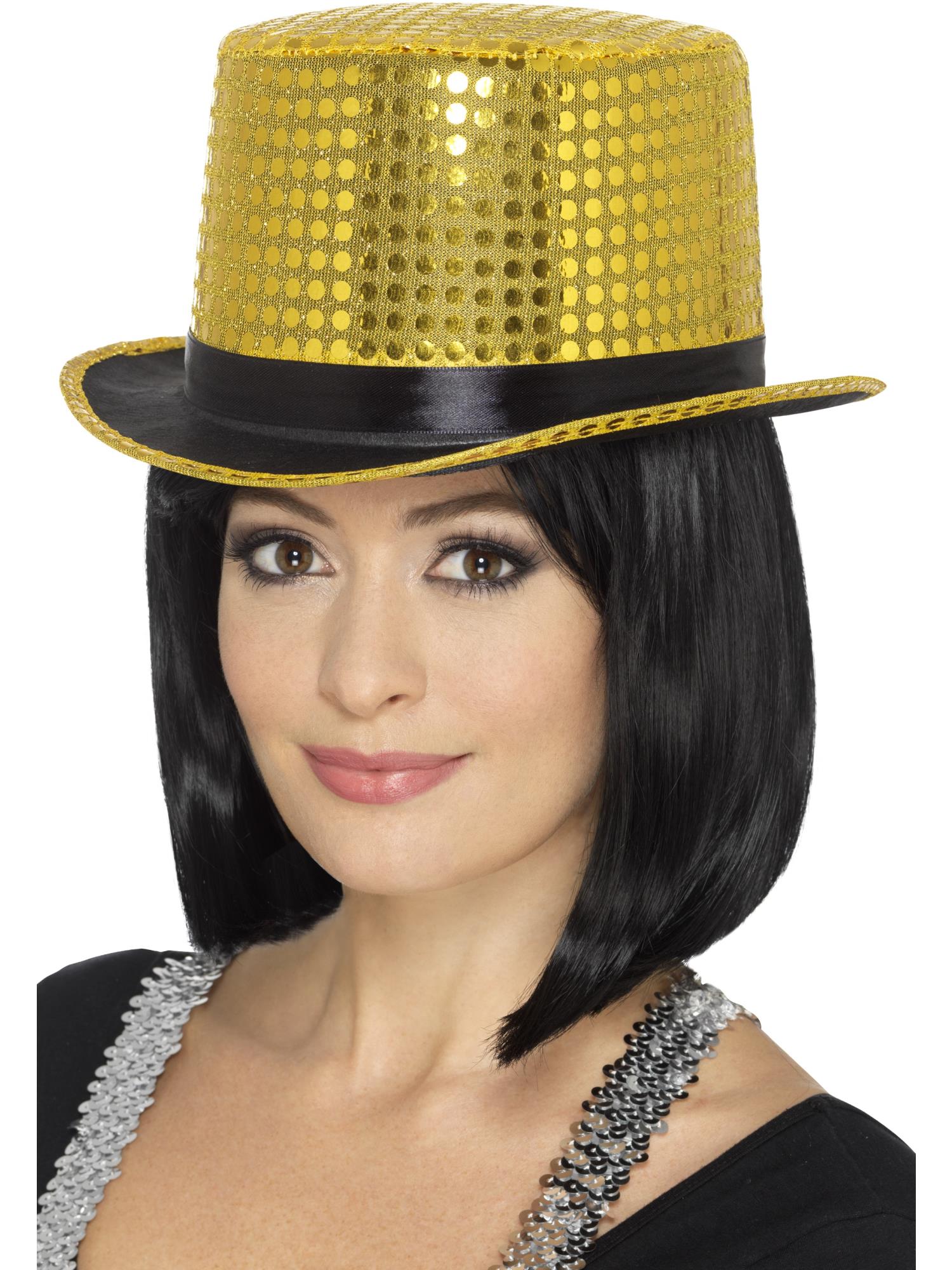 smiffys-fever-pailletten-zylinder-gold-einheitsgr-e image 2