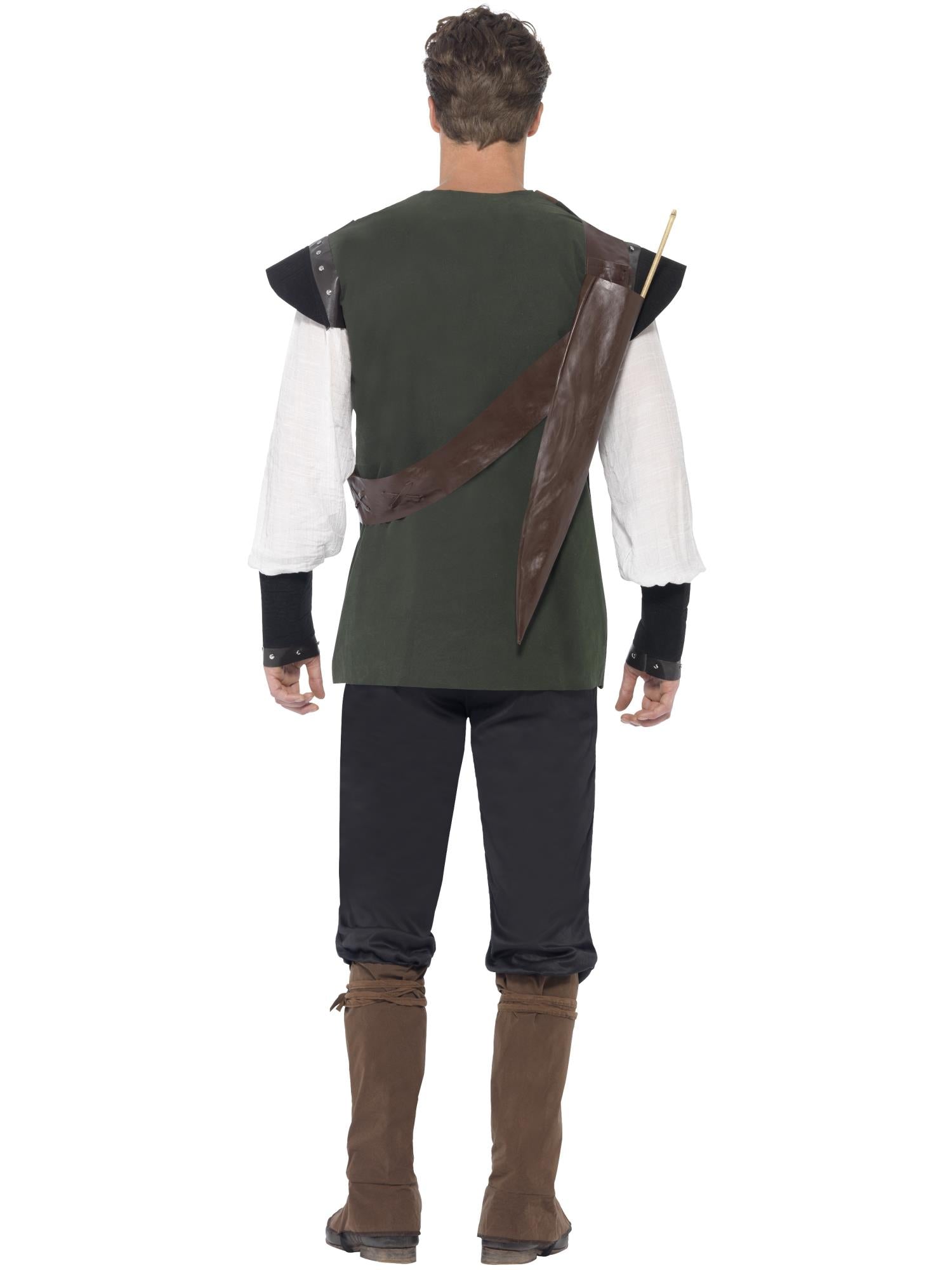 smiffys-fever-robin-hood-herrenkost-m-gr-m-gr-n-5-tlg image 2