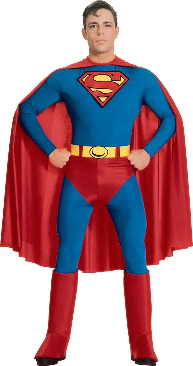rubie-s-deluxe-dc-superman-kost-m-erwachsene-m-superheld image 1