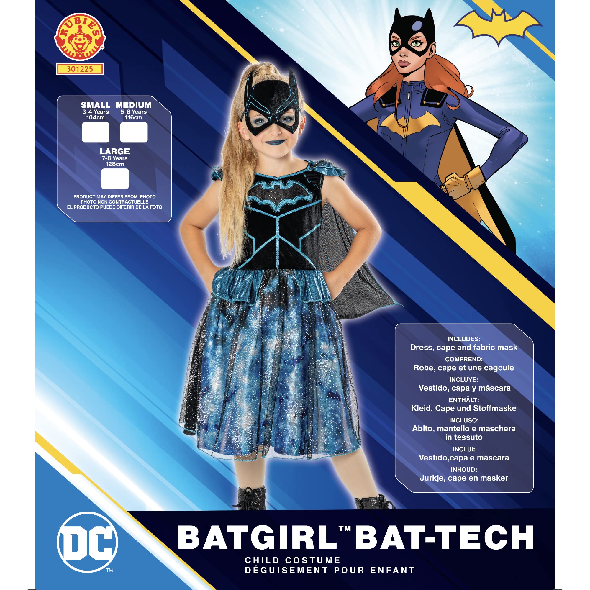 rubie-s-deluxe-bat-tech-batgirl-kost-m-kleid-kinder image 5