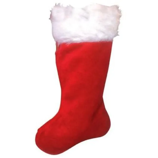 rubie-s-deluxe-weihnachtsstrumpf-pl-sch-rot-48-3-cm-einheitsgr-e image 1