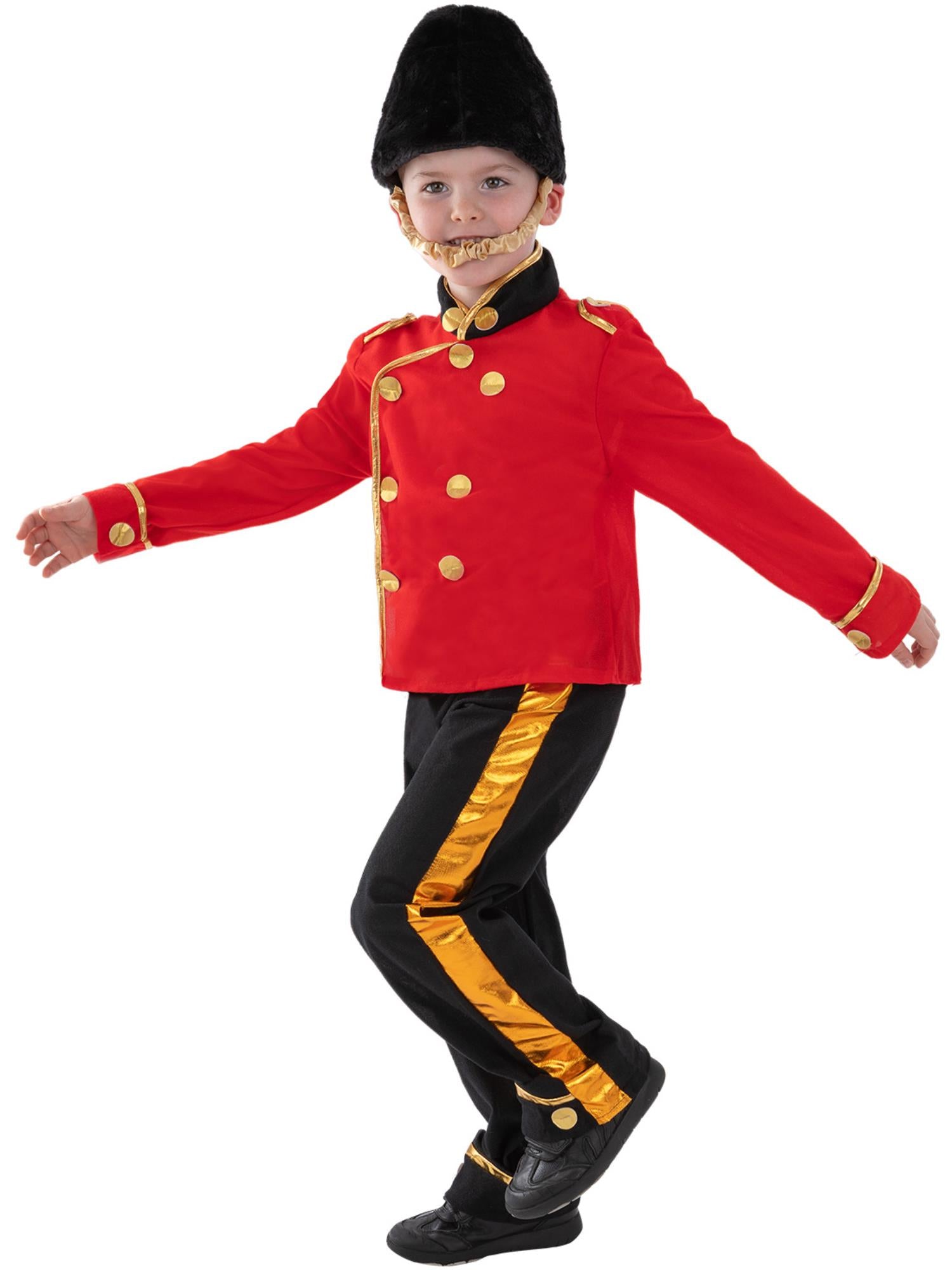 smiffys-fever-busby-guard-kost-m-kinder-rot-gr-s image 1