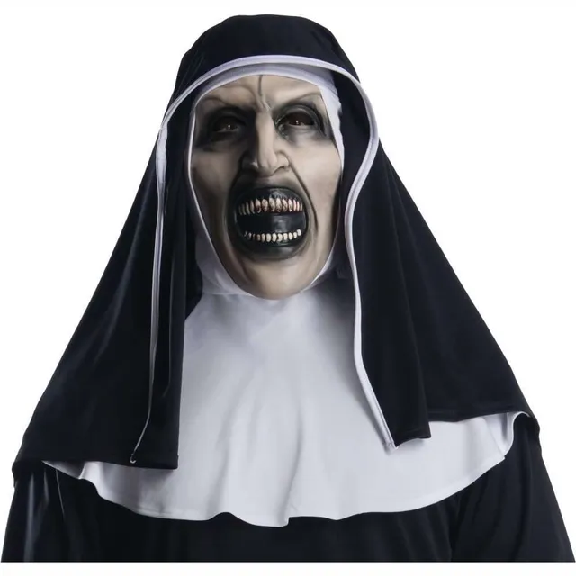 rubie-s-deluxe-horror-nonne-maske-erwachsene-pvc image 1