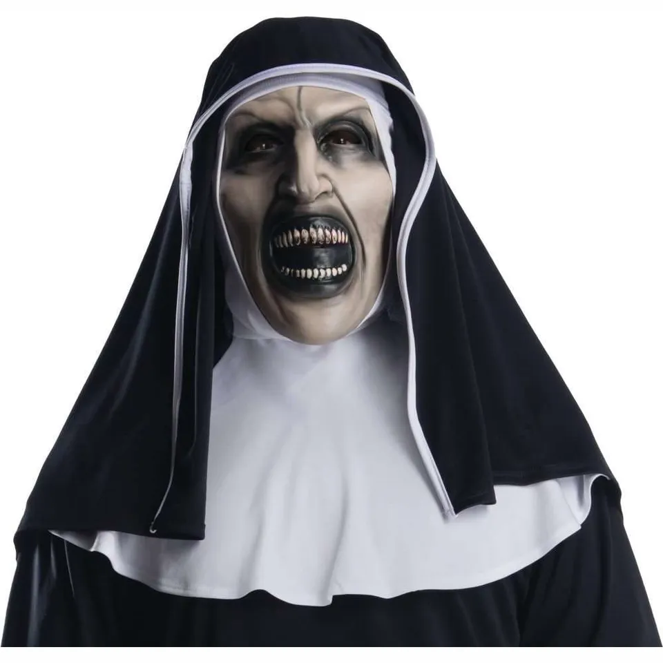 rubie-s-deluxe-horror-nonne-maske-erwachsene-pvc image 1