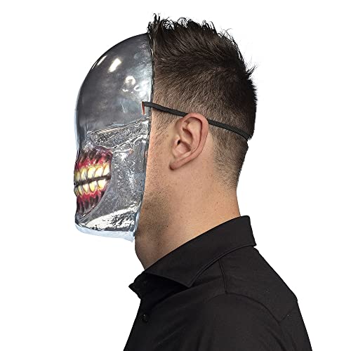 boland-spiegel-maske-silberne-horrormaske-gruselig image 7