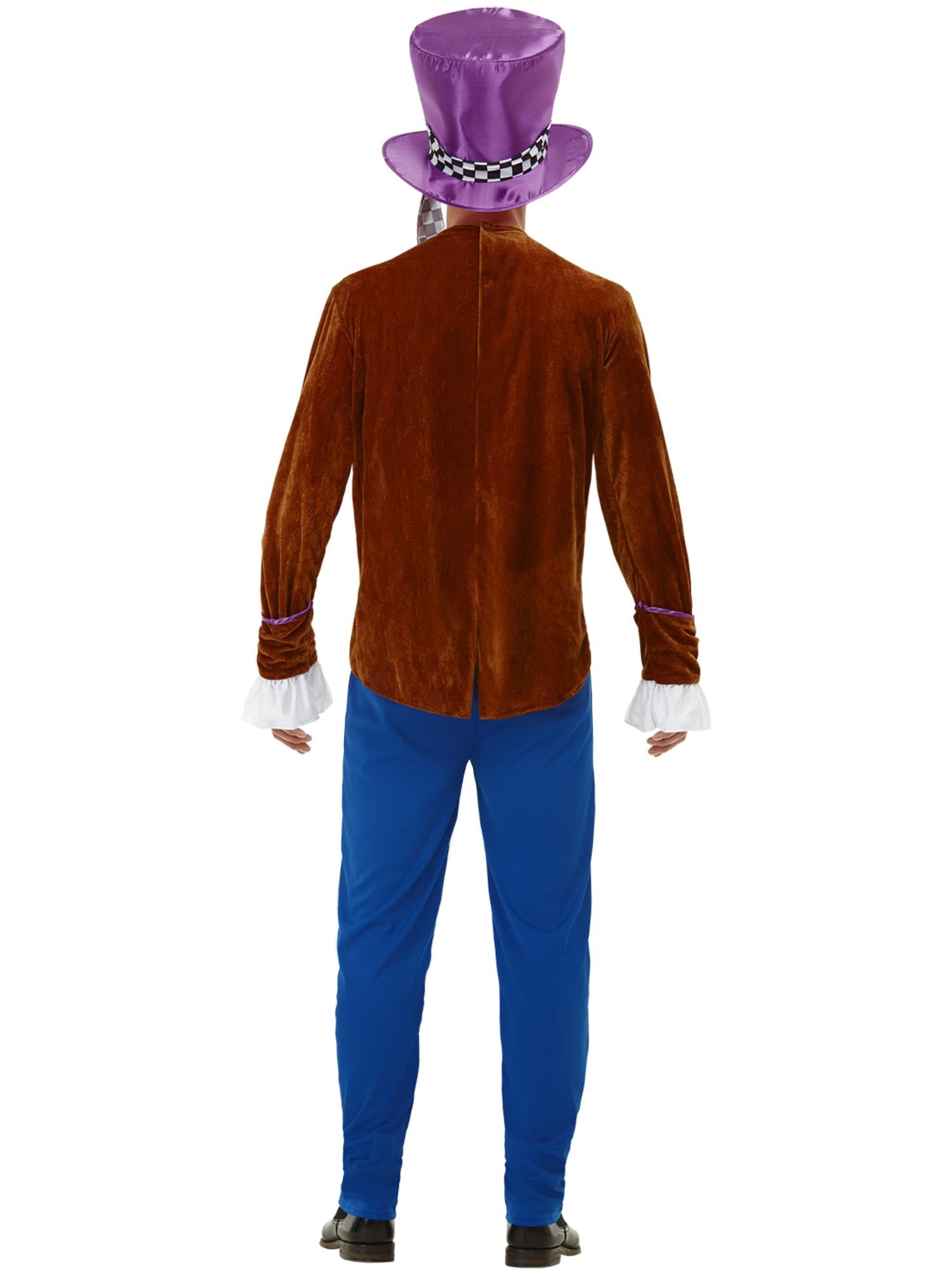 smiffys-fever-mad-hatter-kost-m-bunt-3tlg-herren-mit-hut image 2