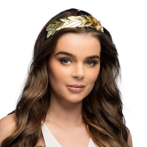 boland-64520-haarschmuck-lorbeerkranz-gold-diadem-metall image 4