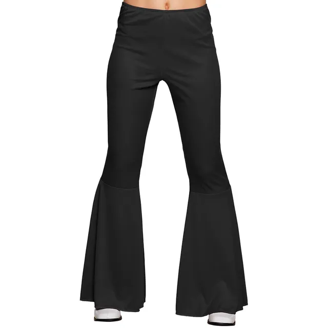 boland-accessories-hippie-schlaghose-schwarz-damen-herren image 1