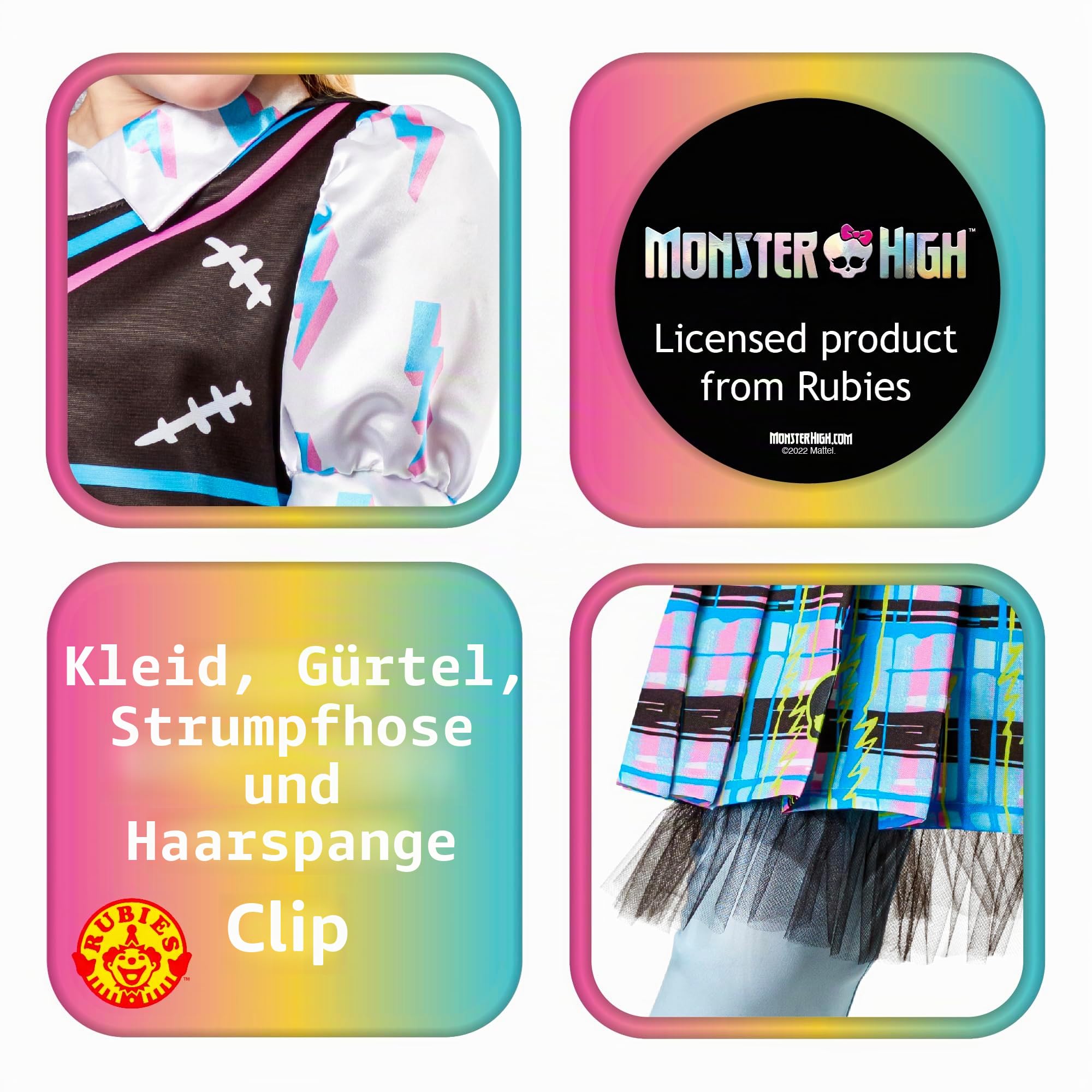 rubie-s-monster-high-frankie-stein-kost-m-m-dchen-9-10-jahre image 2
