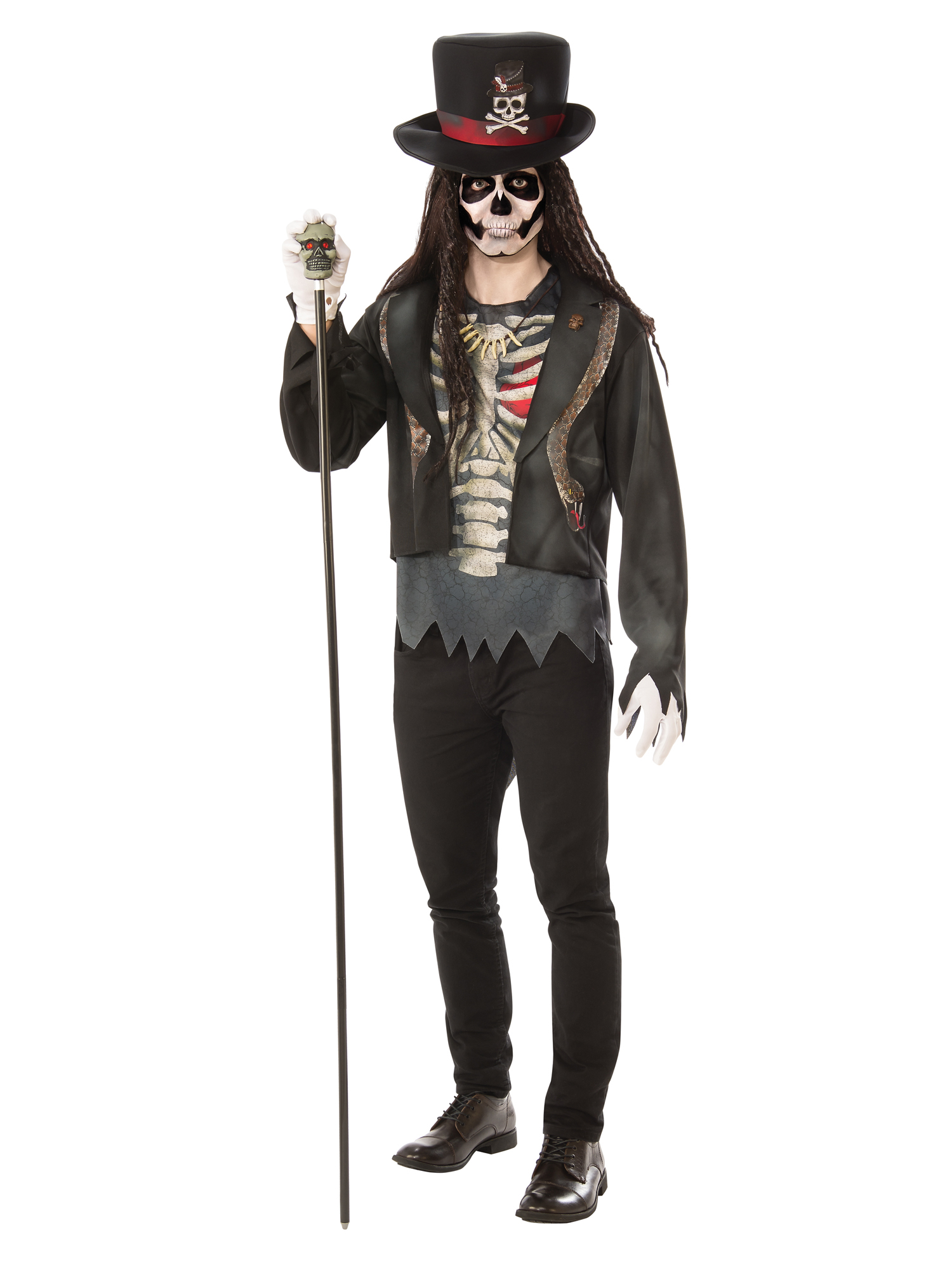 rubies-voodoo-kost-m-erwachsene-mit-zylinder-horror image 1