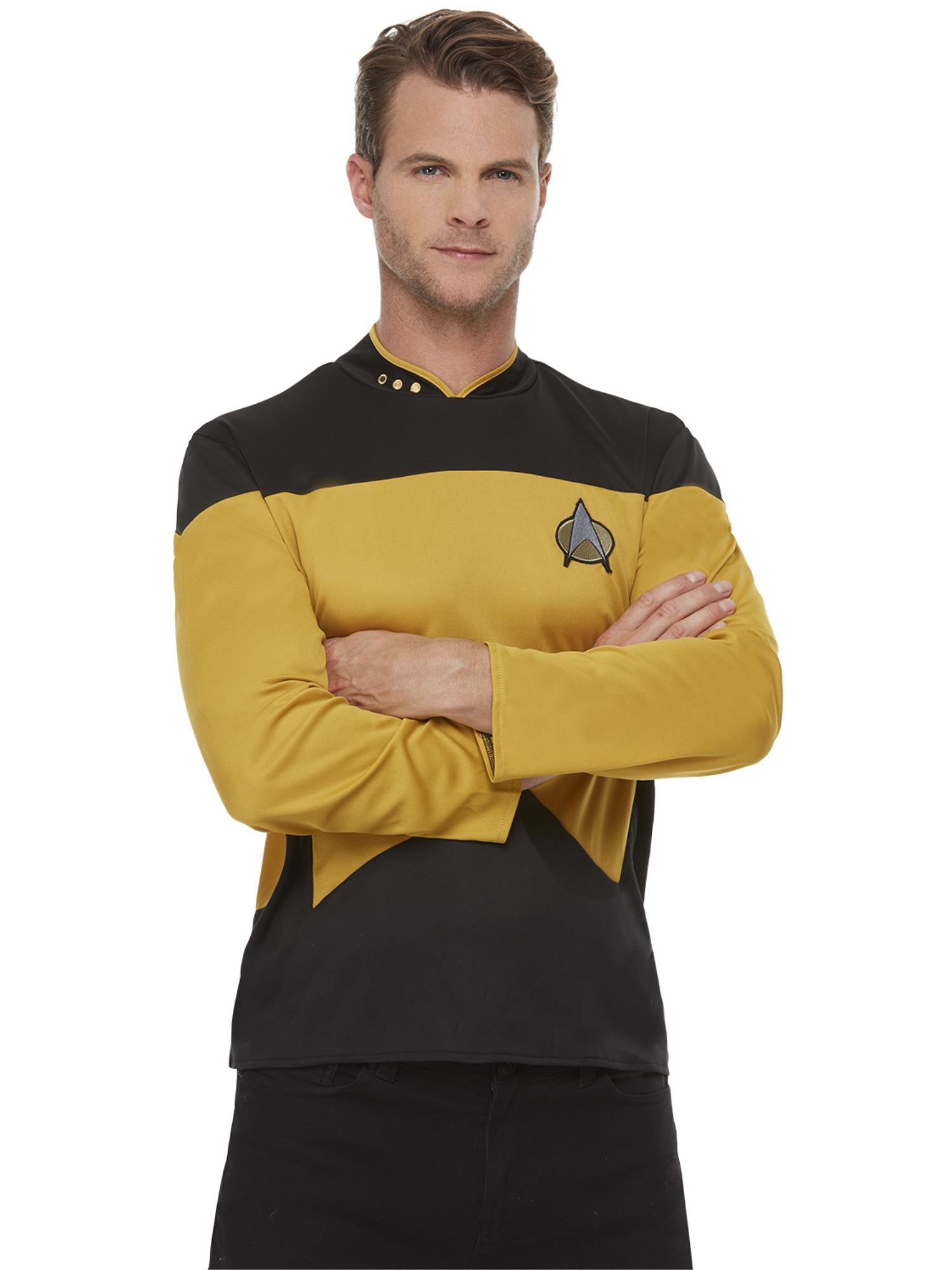 smiffys-fever-star-trek-next-generation-uniform-oberteil-gold-m image 2