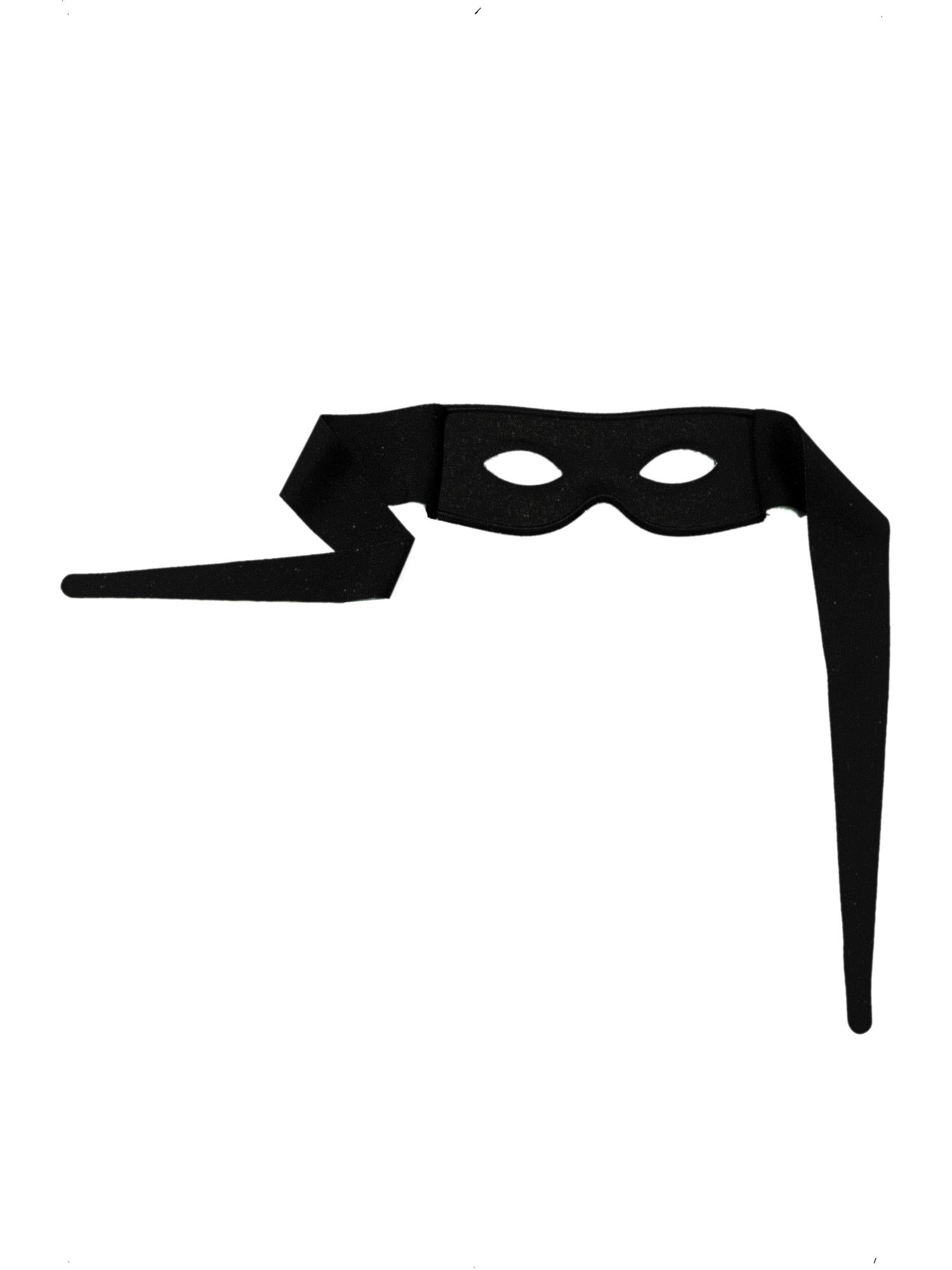 smiffys-fever-bandit-eyemask-augenmaske-schwarz-mit-band image 2