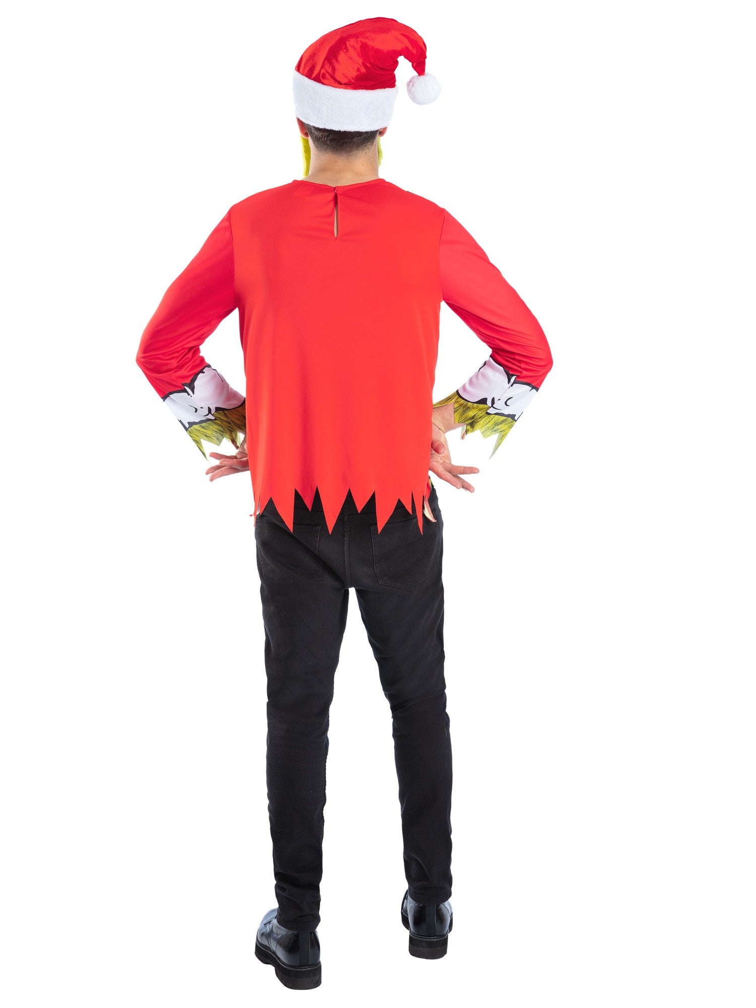 smiffys-fever-grinch-santa-kit-kost-mset-rot-gr-l image 2
