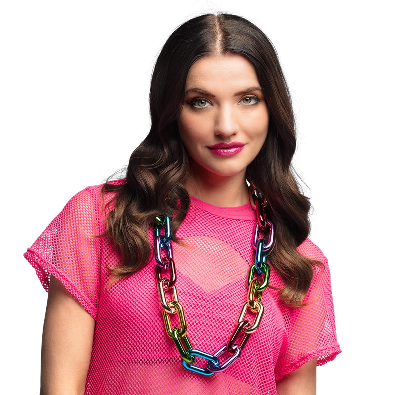 boland-44642-halskette-regenbogen-gliederkette-fasching-pride image 1