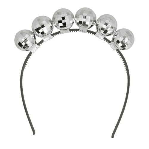 boland-headwear-disco-kugel-diadem-haarreif-silber image 5