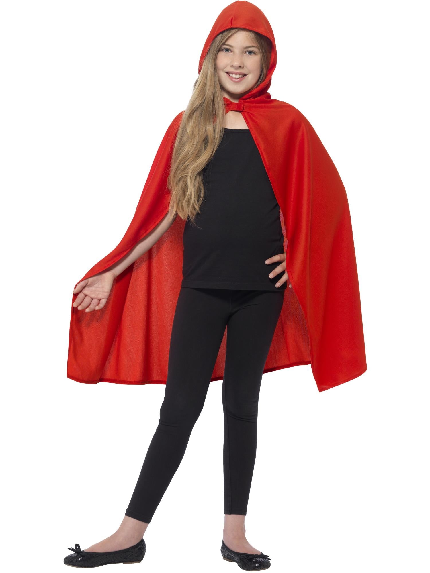 smiffys-fever-hooded-cape-kinder-rot-m-l-7-12-jahre image 1