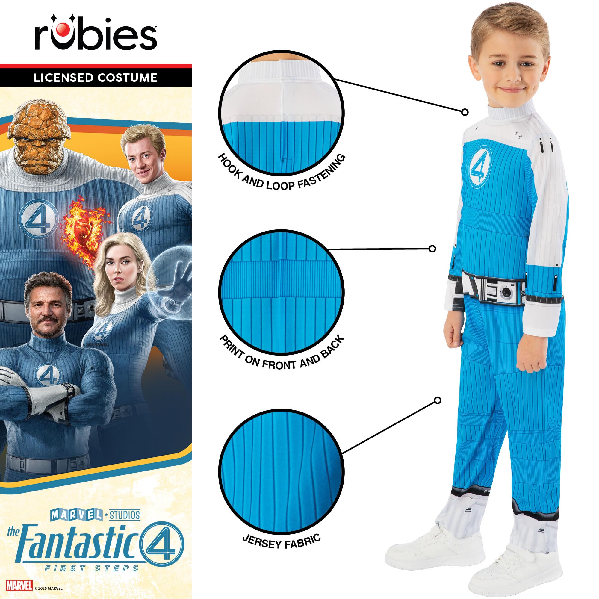 rubie-s-deluxe-human-torch-kinderkost-m-overall-5-6-jahre image 4