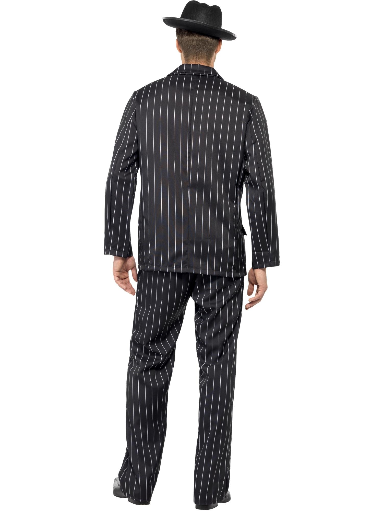 smiffys-fever-zoot-suit-kost-m-herren-schwarz-nadelstreifen-m image 2