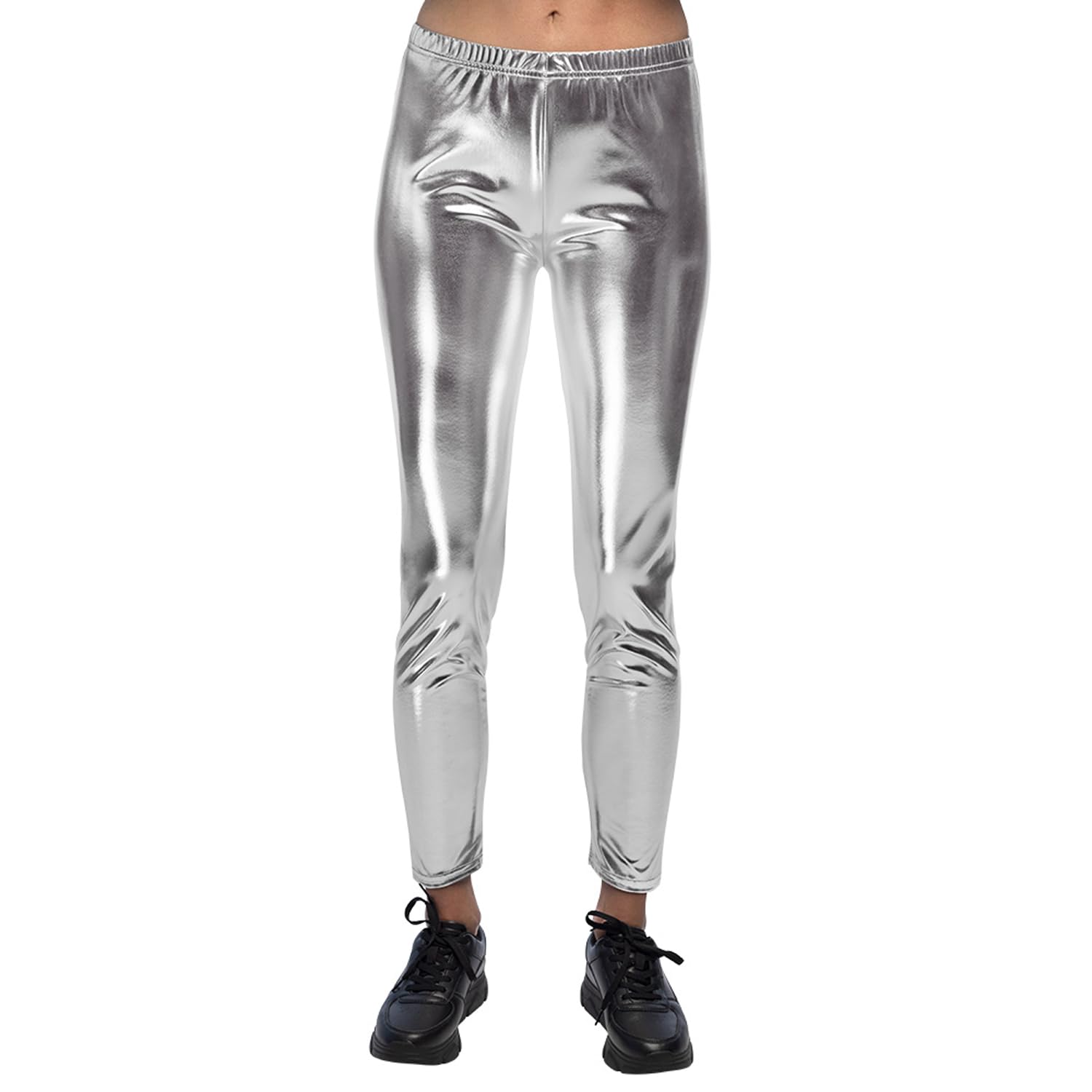 boland-metallic-leggings-silber-gl-nzende-stretch-hose image 3