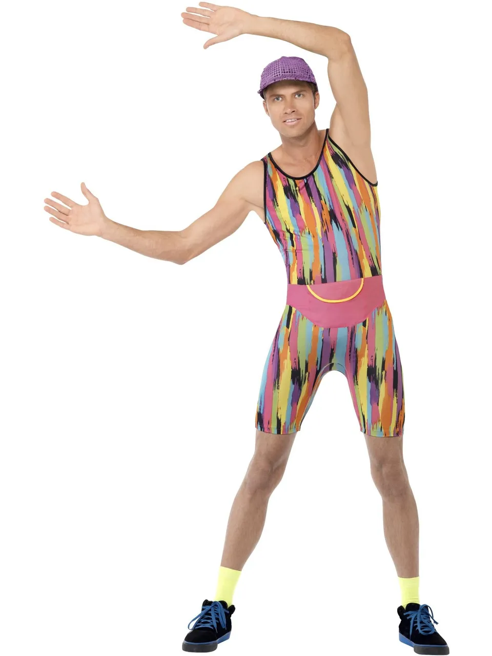smiffys-fever-aerobic-instructor-kost-m-herren-m-bunt image 1