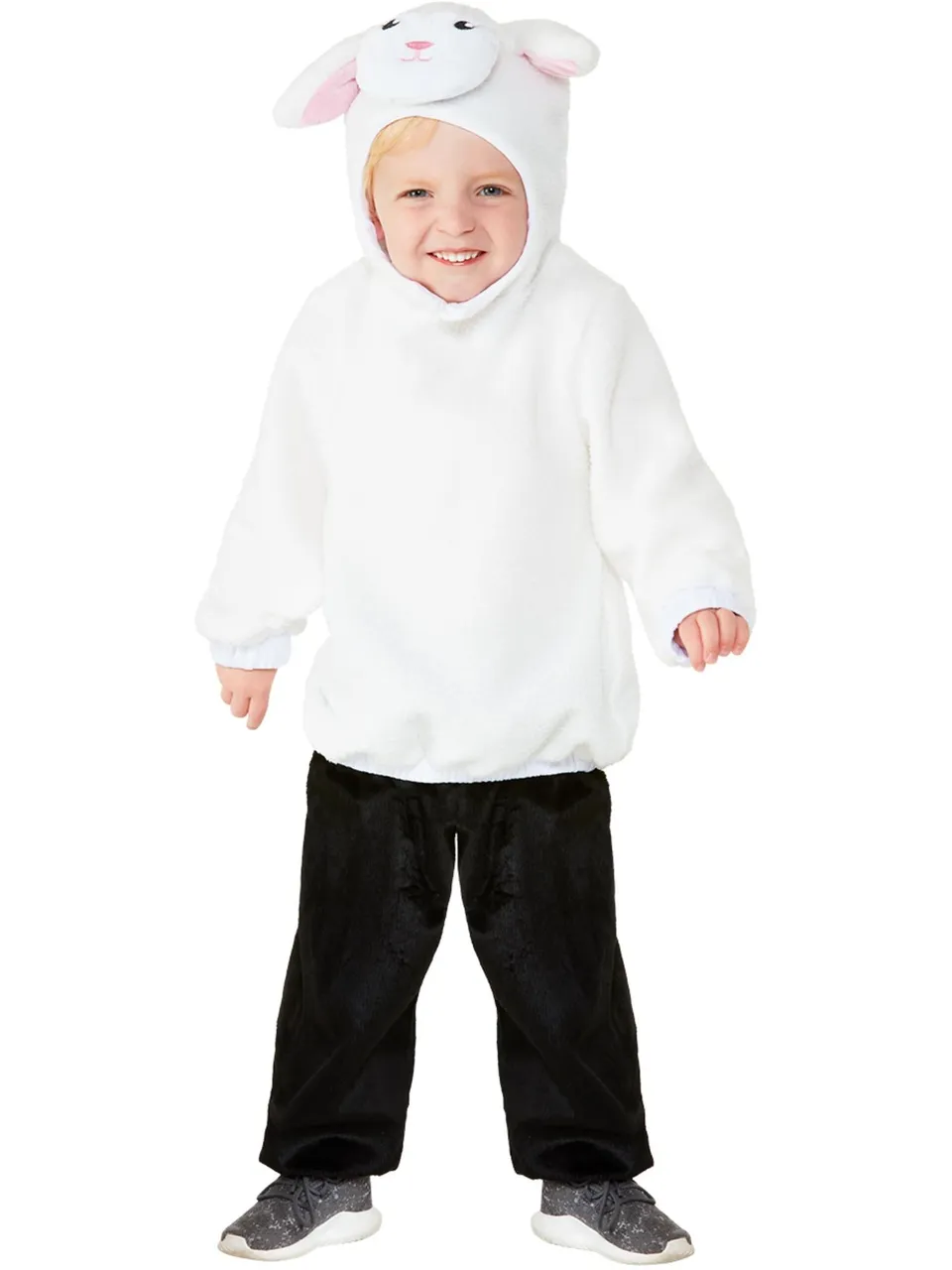 smiffys-fever-toddler-lamm-tierkost-m-wei-3-4-jahre image 1