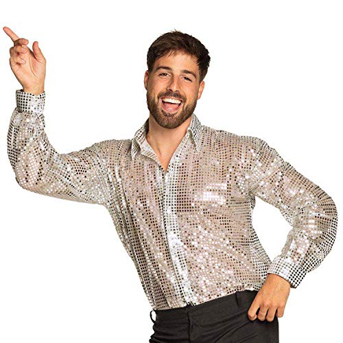 boland-accessories-disco-shirt-herren-silber-pailletten-xxl image 4
