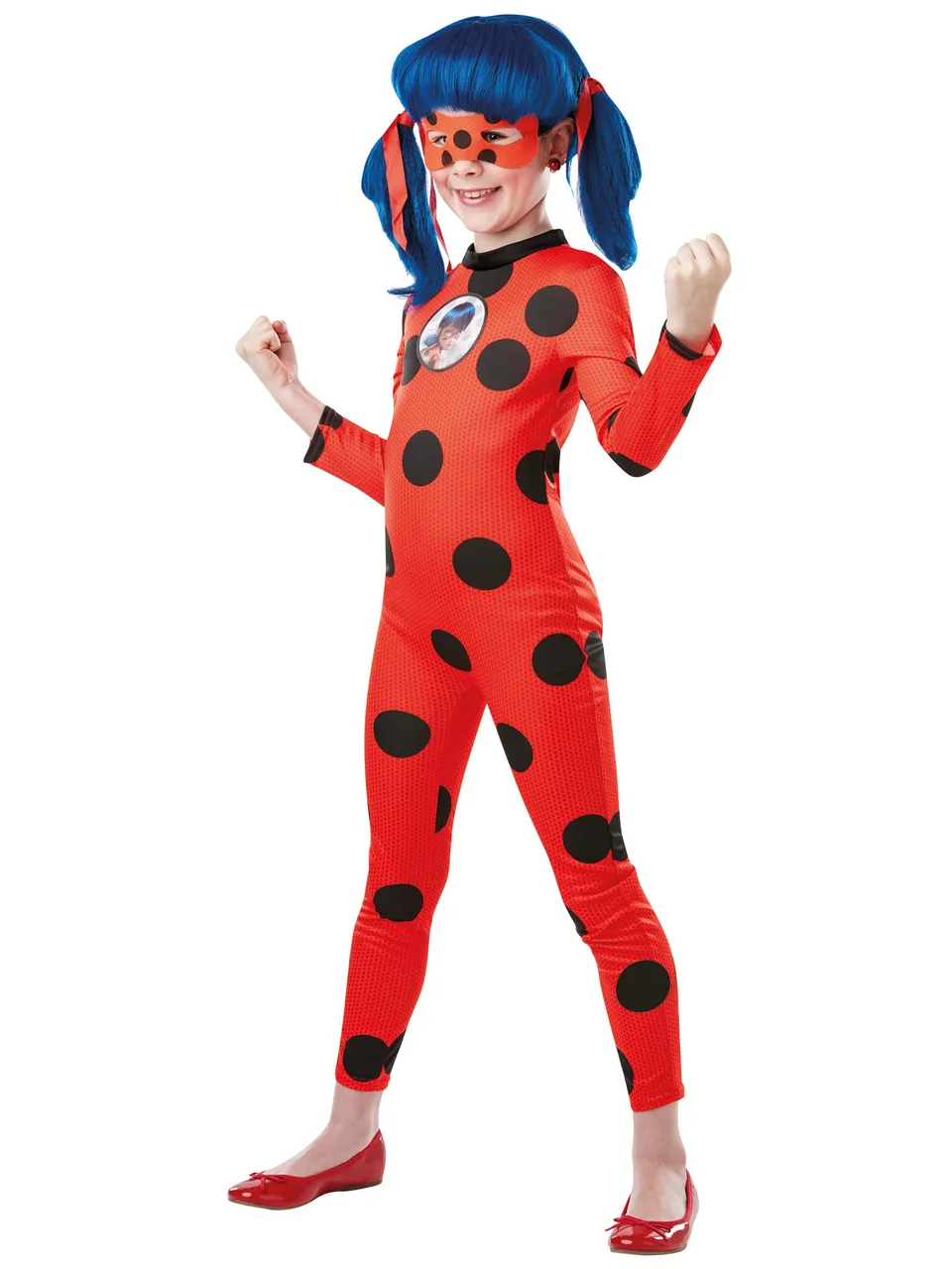 rubies-miraculous-tikki-ladybug-kost-m-overall-maske-rot image 1