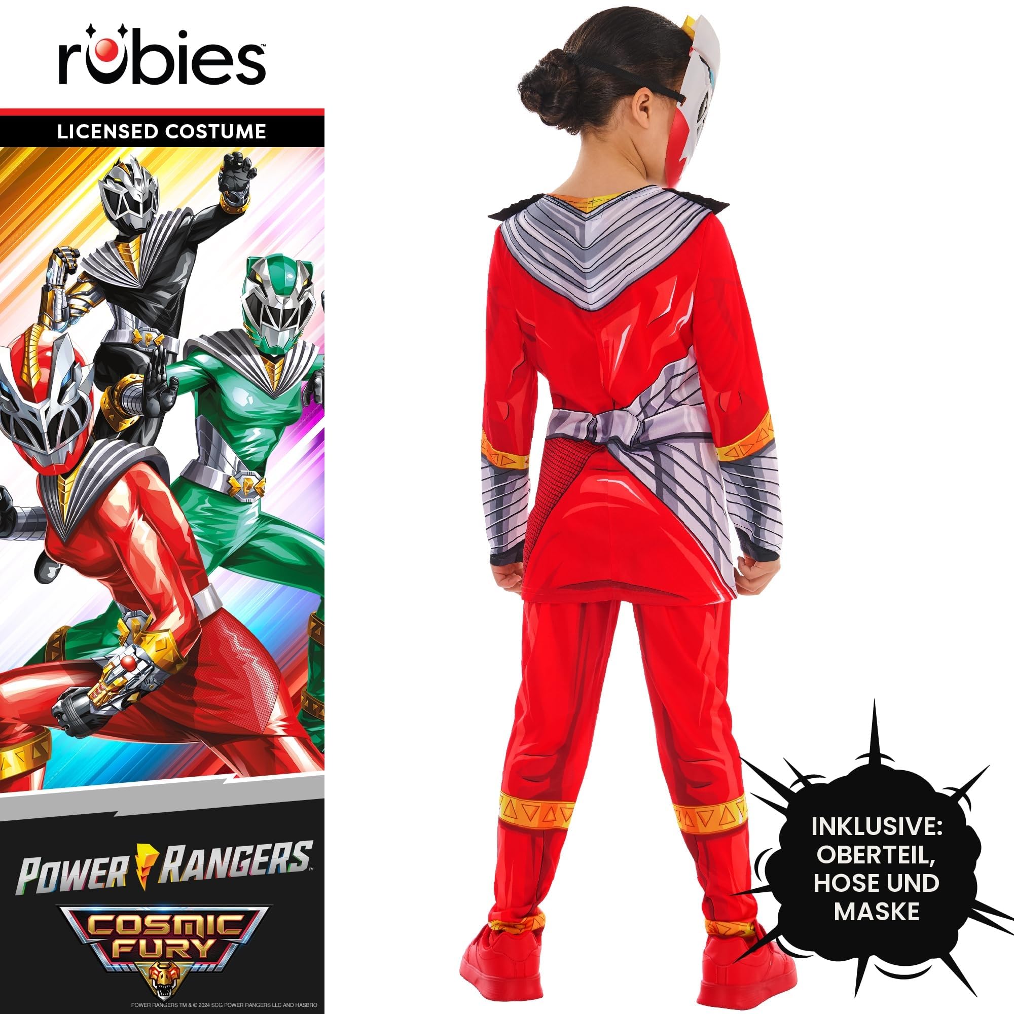 rubie-s-deluxe-power-rangers-cosmic-fury-kost-m-7-8-rot image 4