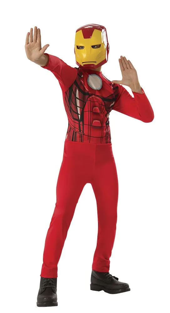 rubie-s-deluxe-iron-man-kost-m-kinder-l-7-9-j-maske image 1