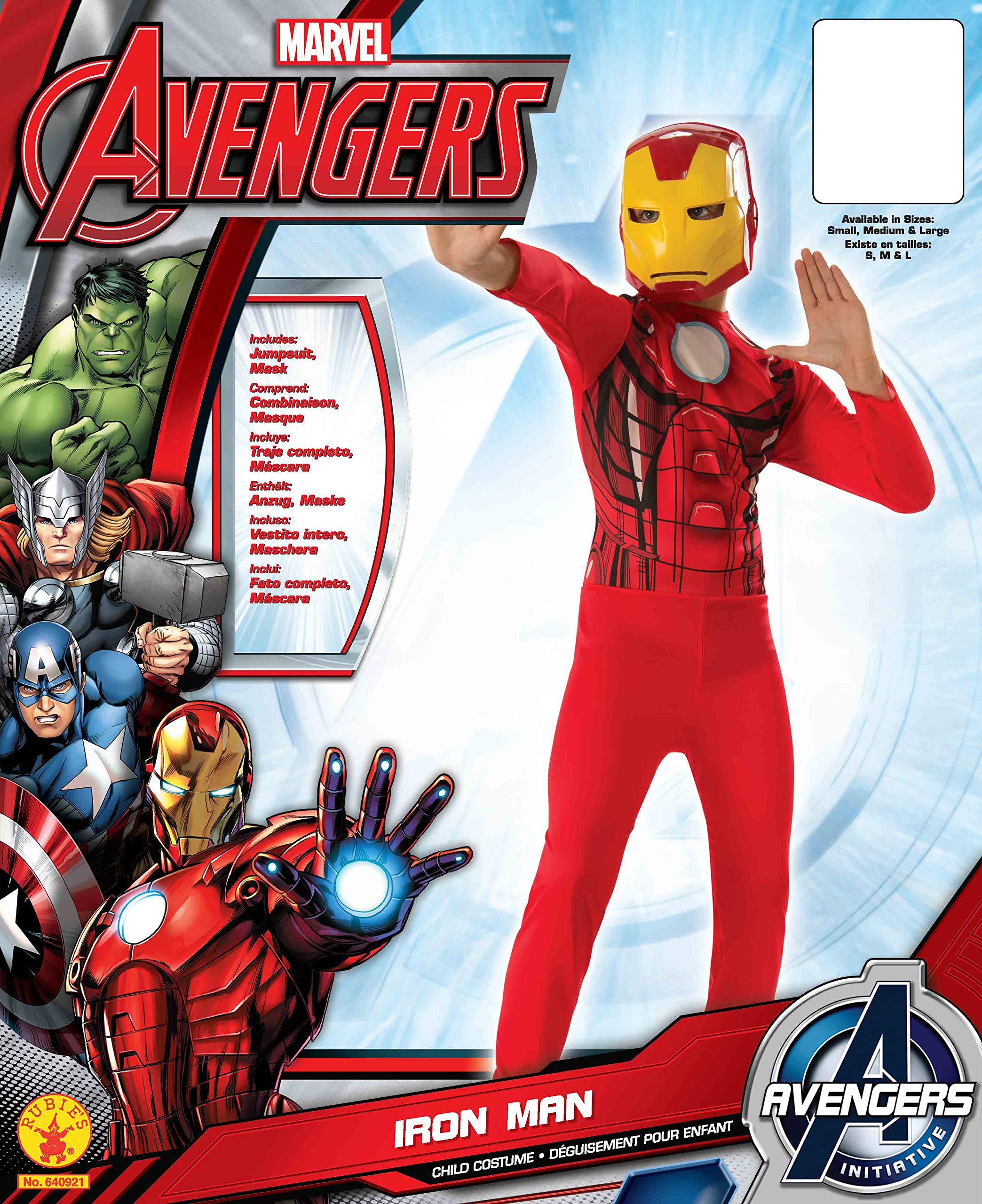 rubie-s-deluxe-iron-man-kost-m-kinder-l-7-9-j-maske image 2