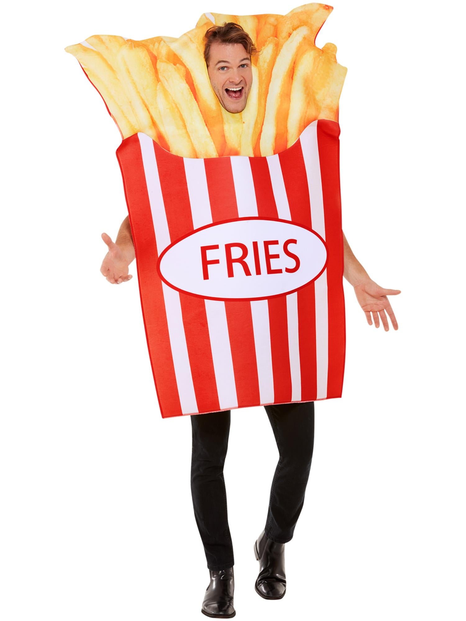 smiffys-fever-pommes-kost-m-rot-wei-einteilig image 1