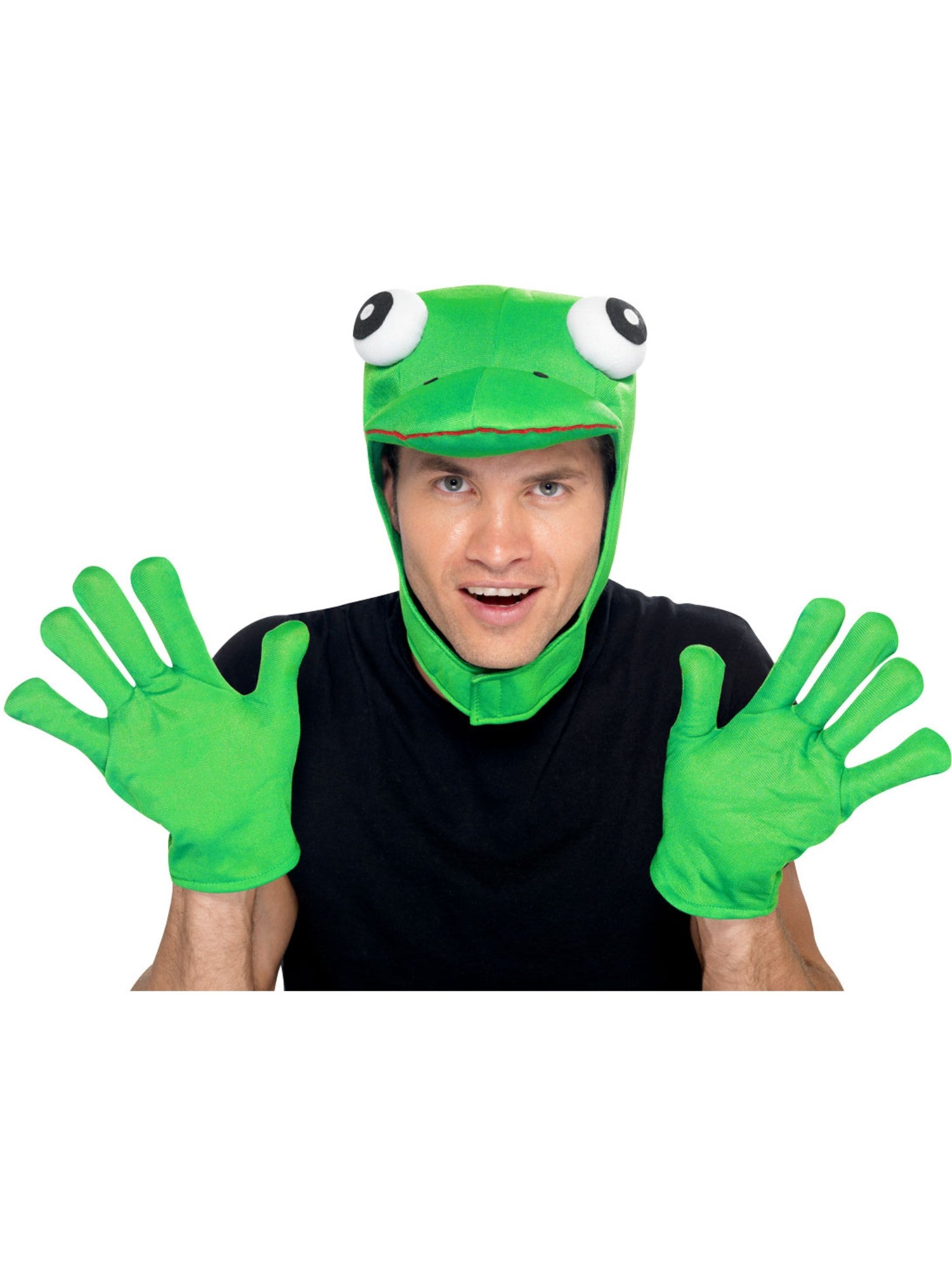 smiffys-fever-frog-kit-froschkost-m-gr-n-kapuze-handschuhe image 1
