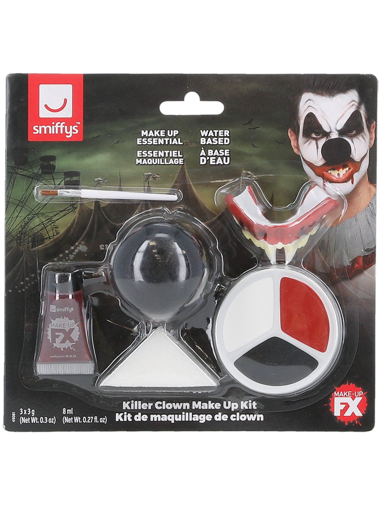 smiffys-fever-killer-clown-schminkset-aqua-mit-zubeh-r image 8