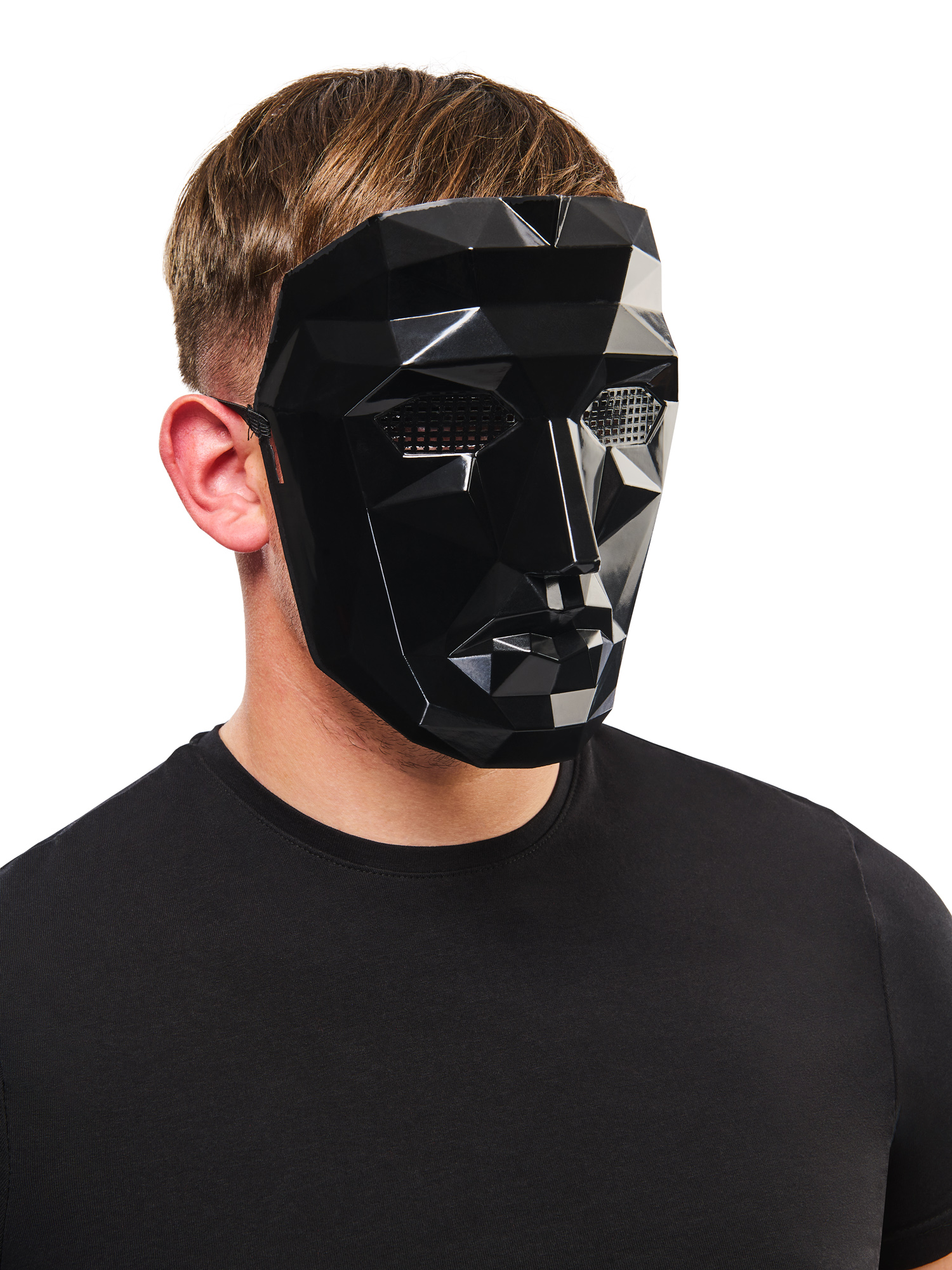 rubies-squid-game-frontman-maske-erwachsene-schwarz-kunststoff image 2