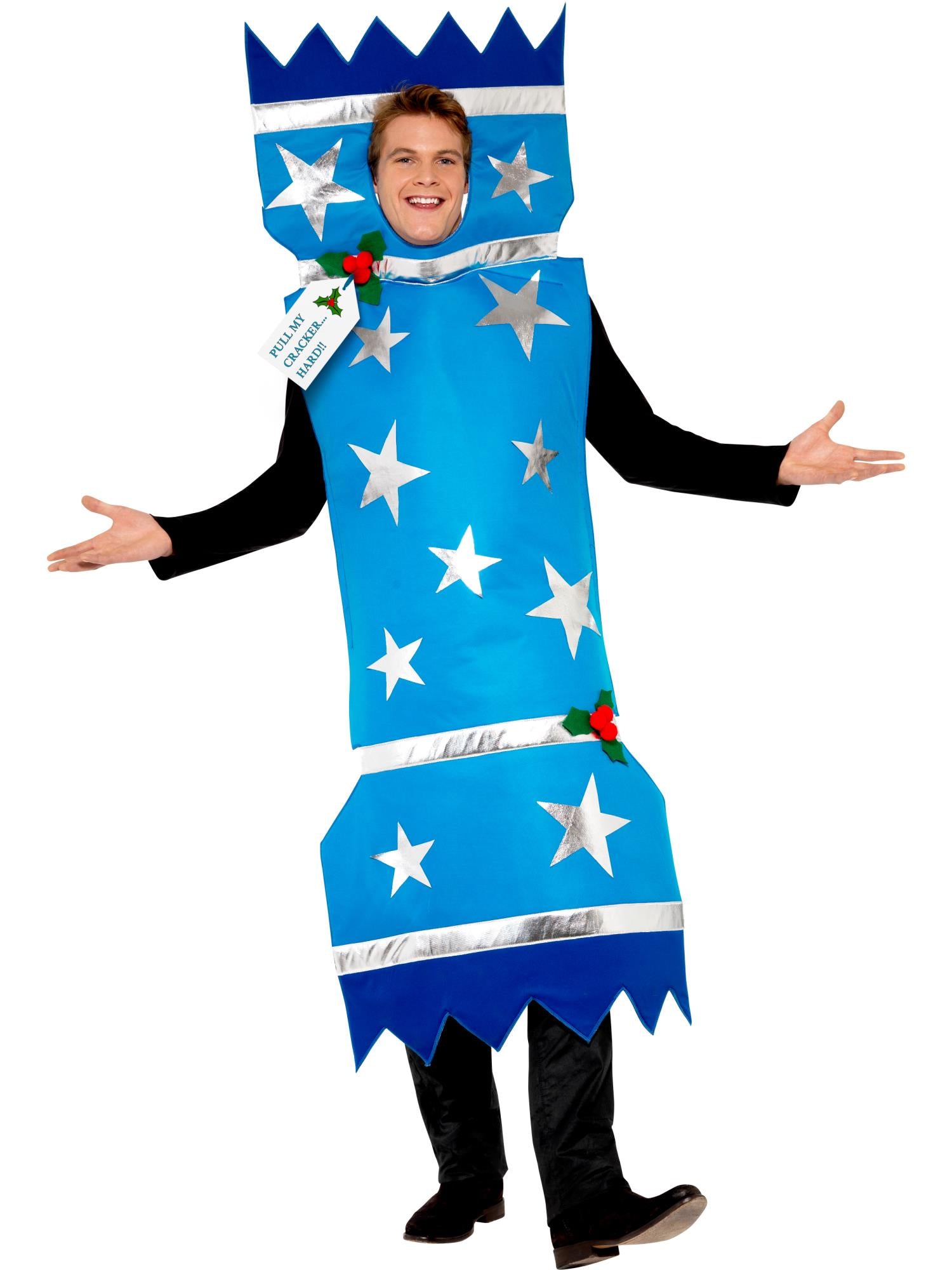 smiffys-fever-christmas-cracker-kost-m-blau-unisex image 4