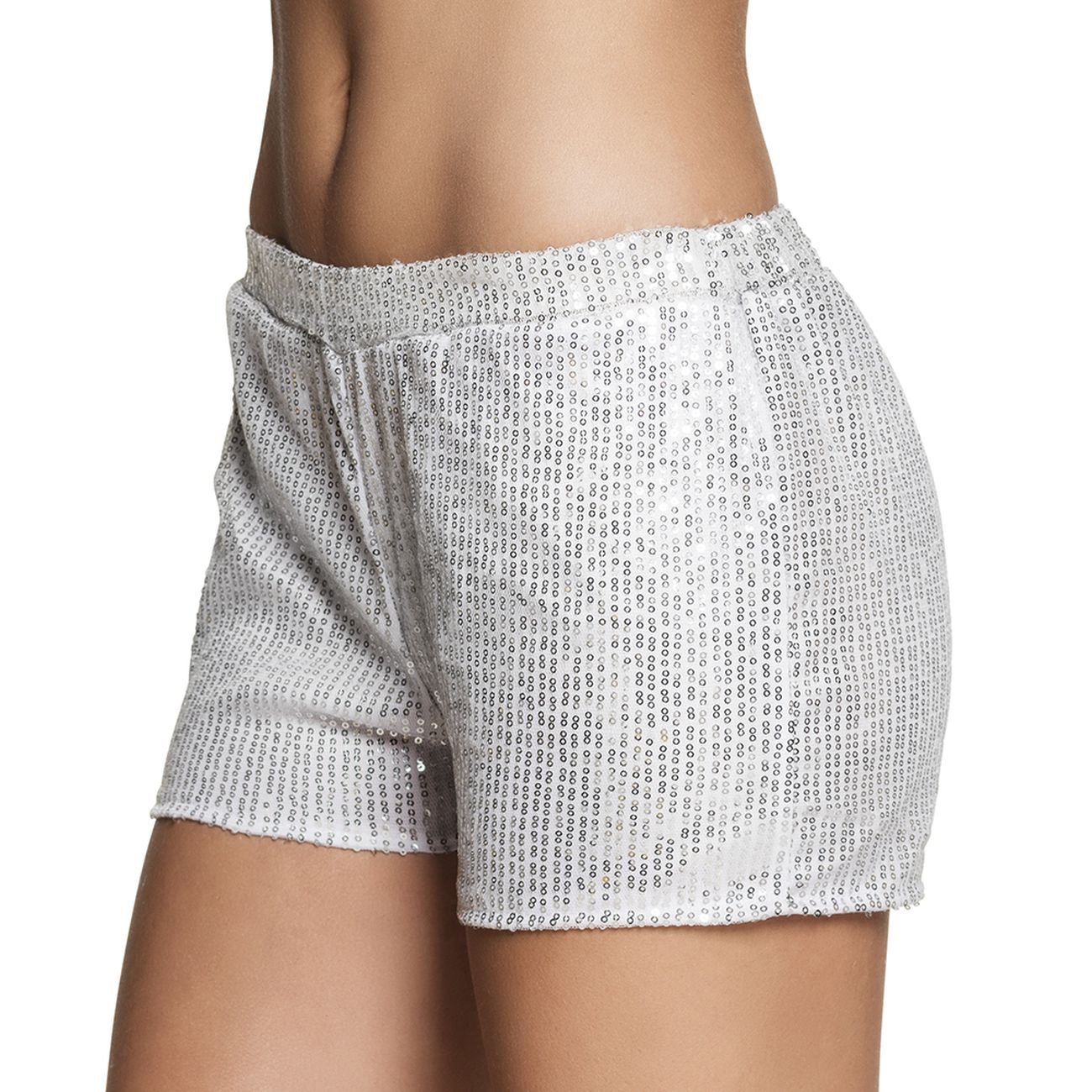 boland-accessories-pailletten-hotpants-silber-gr-m-glitzer image 1