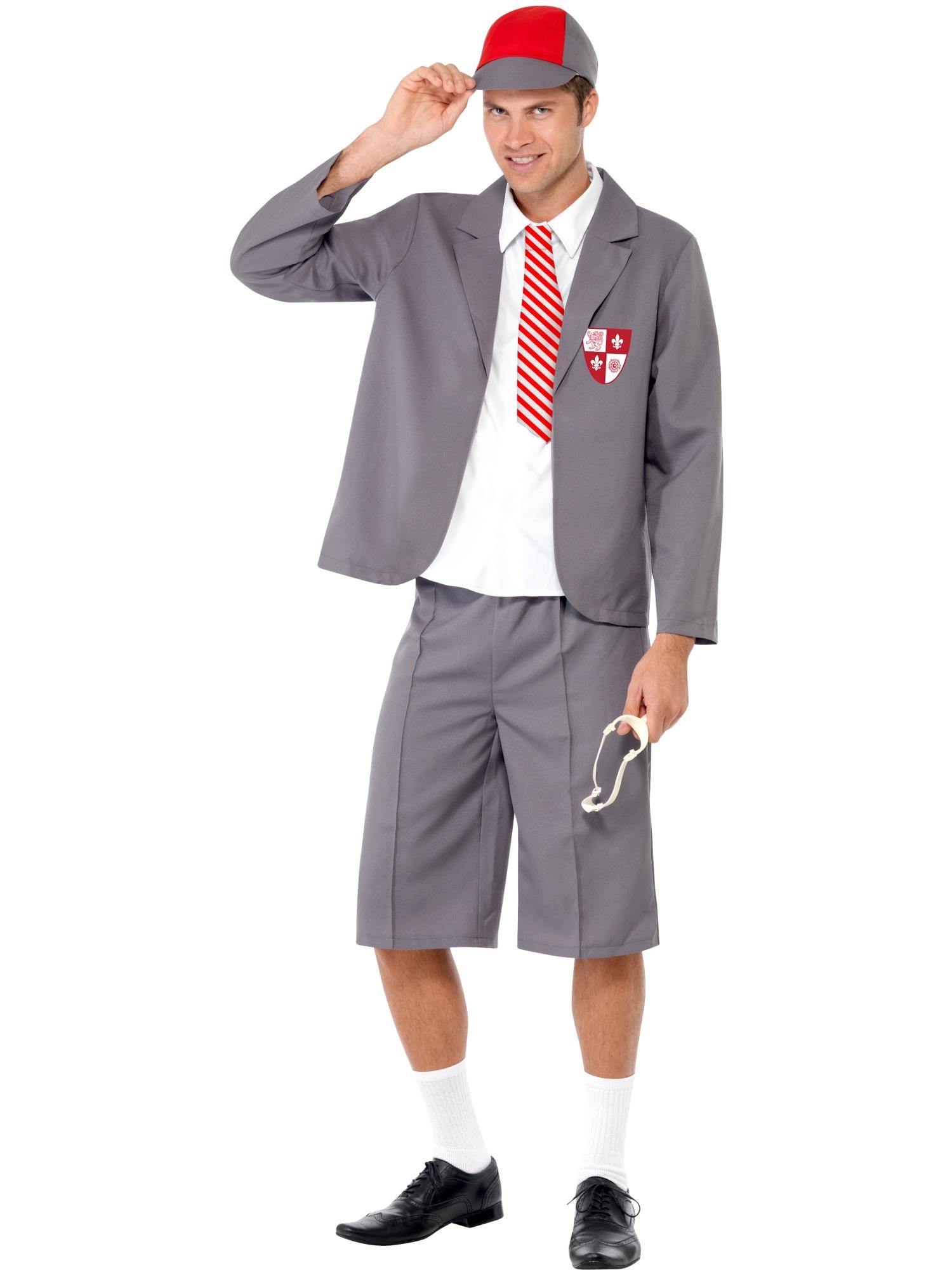 smiffys-fever-schoolboy-schuljungen-kost-m-grau-gr-m-5-tlg image 4