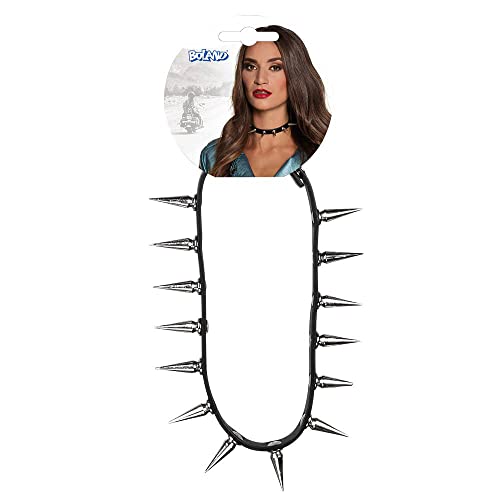 boland-accessories-spike-halskette-lederimitat-schwarz-silber image 5