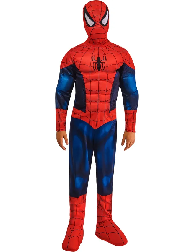 rubie-s-deluxe-spider-man-kost-m-kinder-5-6-jahre-muskelanzug image 1