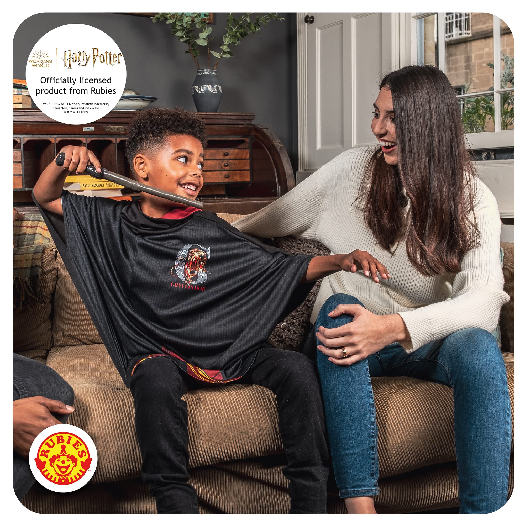 rubie-s-deluxe-harry-potter-gryffindor-poncho-kinder-11-12-j image 4