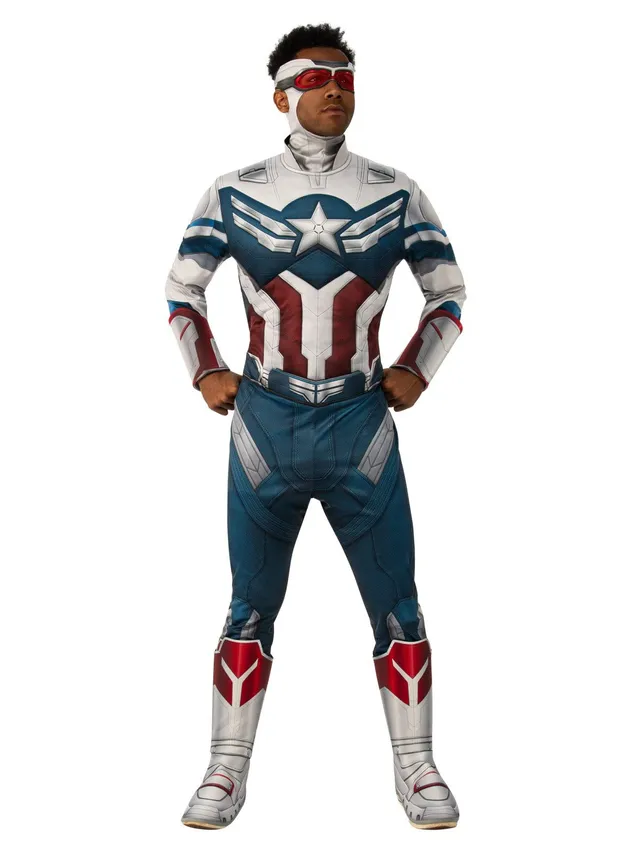 rubie-s-deluxe-captain-america-kost-m-herren-xl-mit-muskelbrust image 1