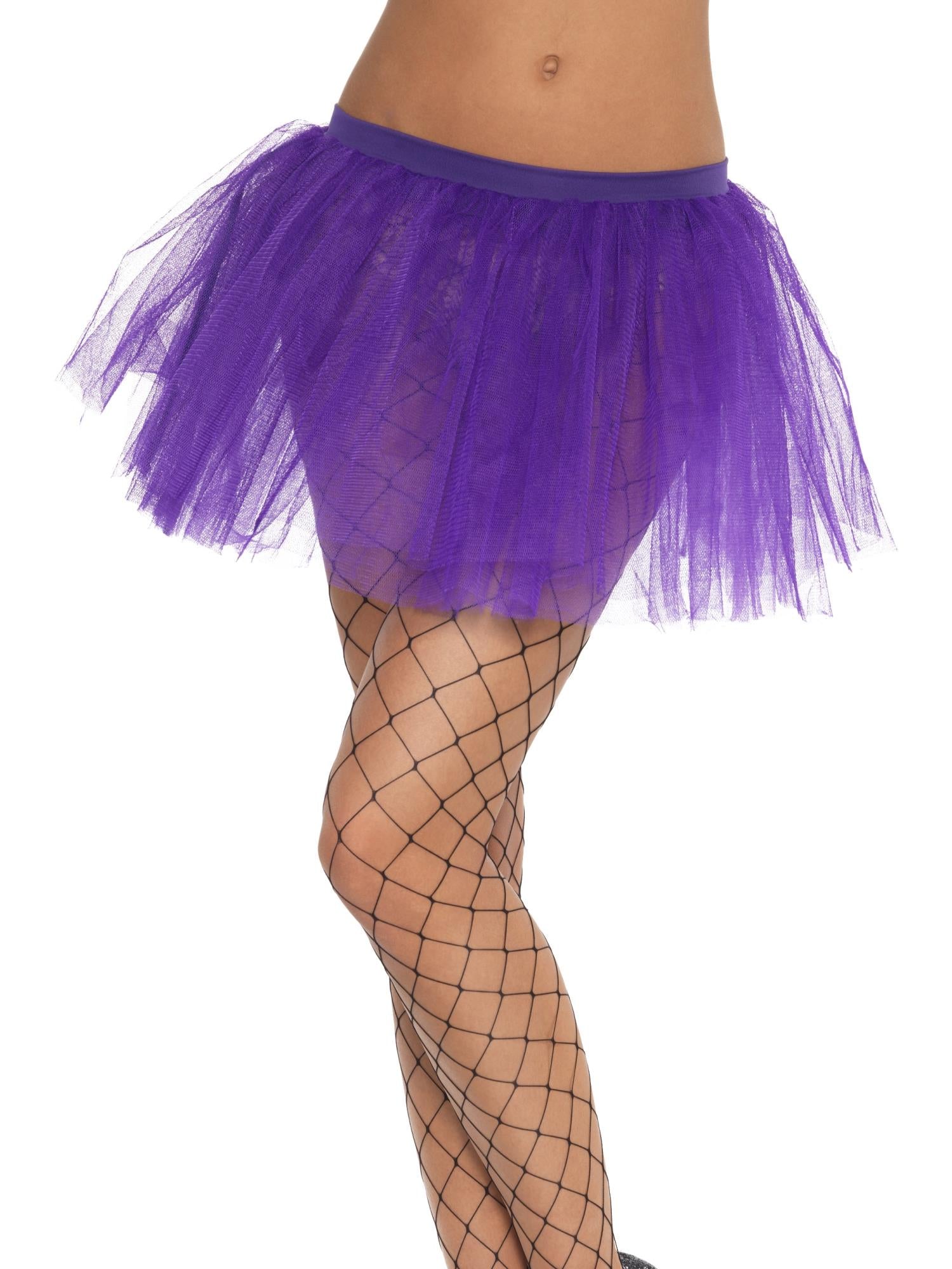 smiffys-fever-tutu-underskirt-t-t-lila-damen-4-lagig image 2