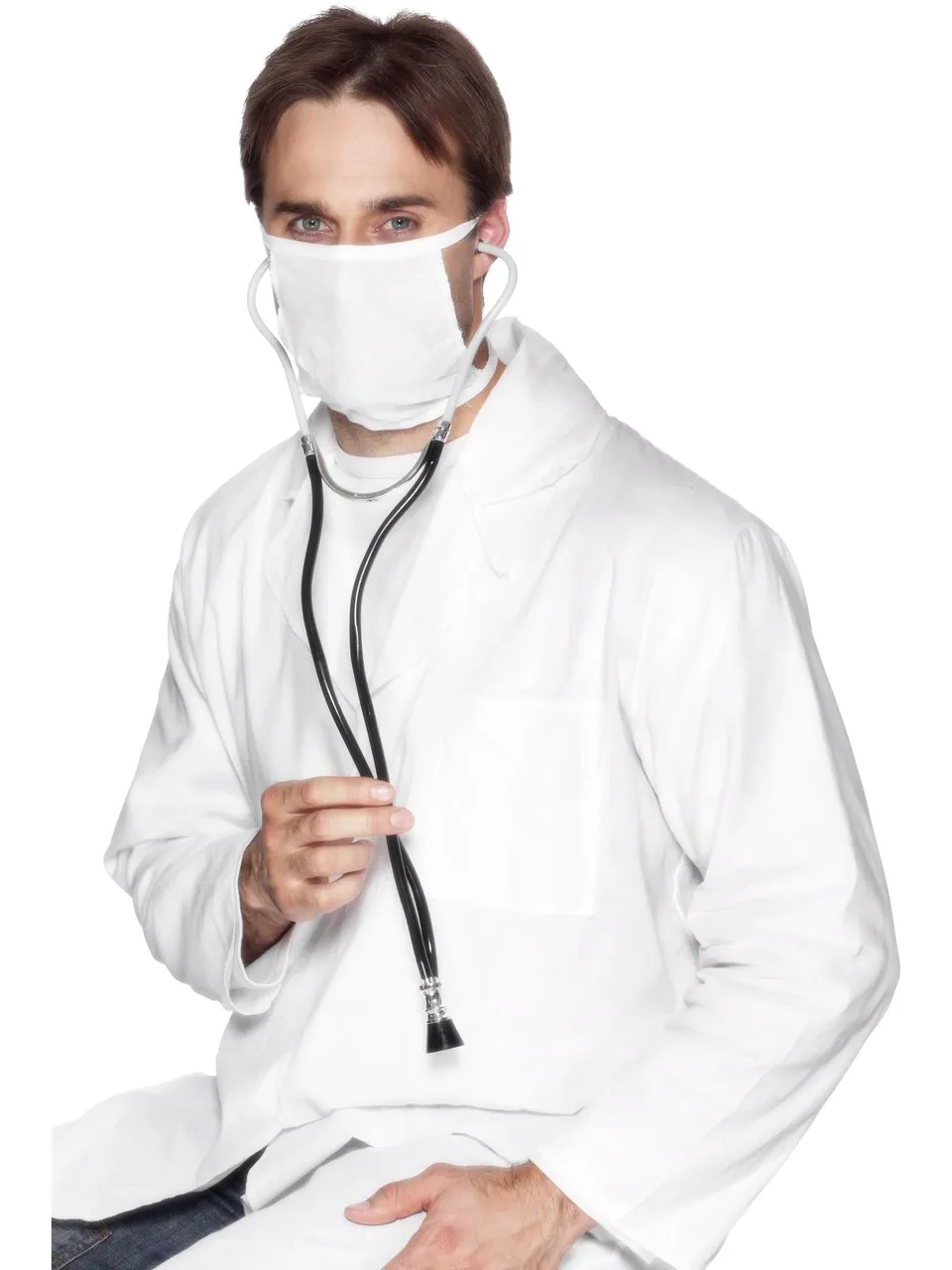 smiffys-fever-doctors-stethoscope-kost-m-stethoskop-schwarz image 1