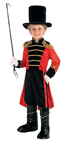 rubie-s-deluxe-ringmeister-kinderkost-m-zirkus-rot image 4