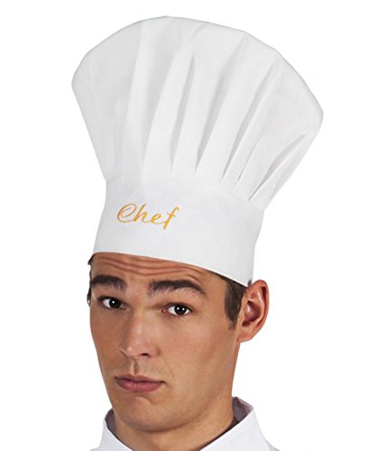 boland-kochm-tze-chef-wei-gelb-kost-m-hut-unisex image 4