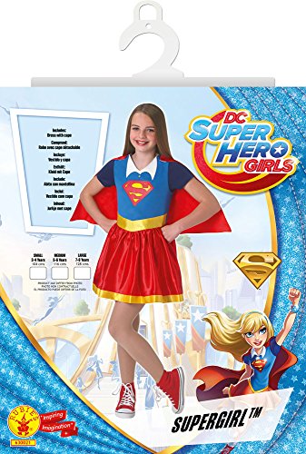 rubie-s-deluxe-supergirl-kinderkost-m-gr-s-3-4-jahre-mit-cape image 5